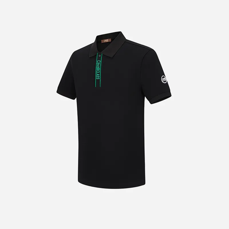 Cavalli Class Polo Shirt Men's Black-2