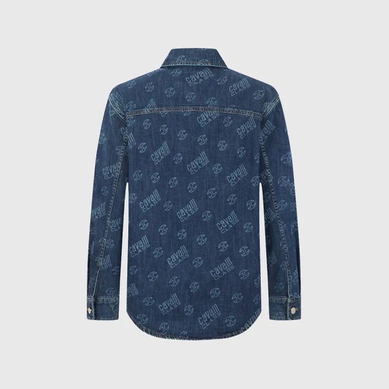 Cavalli Class Denim Jacket Men's-2