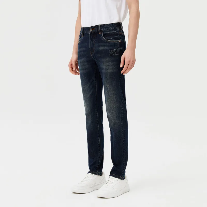 Cavalli Class Jeans Men Blue-4