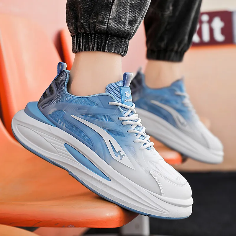 Binary Breathable Height Increasing Low Top Casual Shoes Men's-9