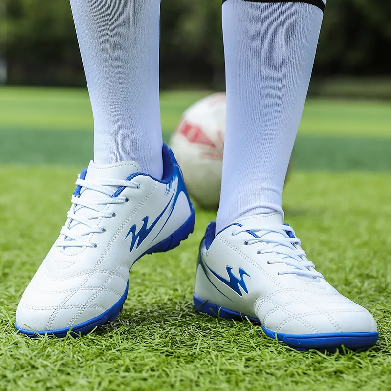 Binary Cushioned Anti Slip Wear Resistant Breathable Lightweight Soccer Shoes Unisex-10