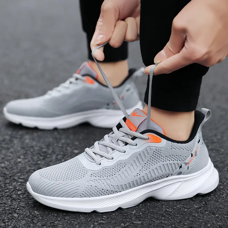 Binary Shock Absorbers Slip Resistant, Abrasion Resistant, Breathable Low Top Running Shoes Men's-2