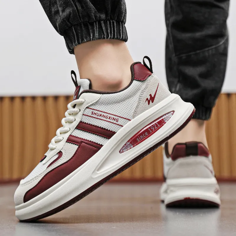 Binary Low Top Running Shoes Men's Red-7