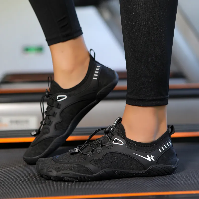 Binary River Trekking Shoes Unisex Black-6