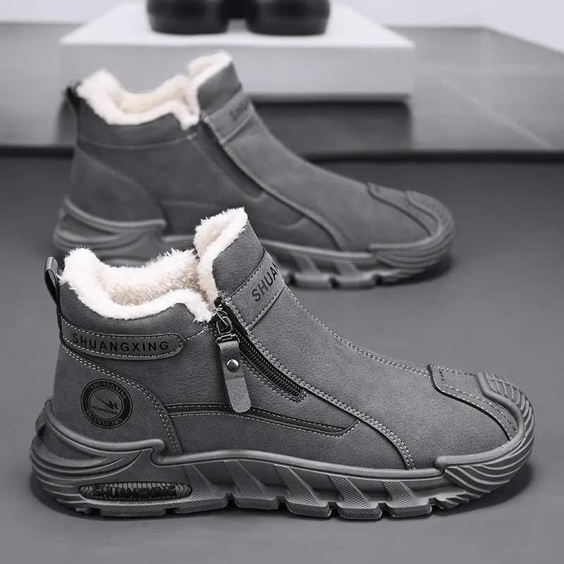 Binary Outdoor Boots Platform Men's Gray-5