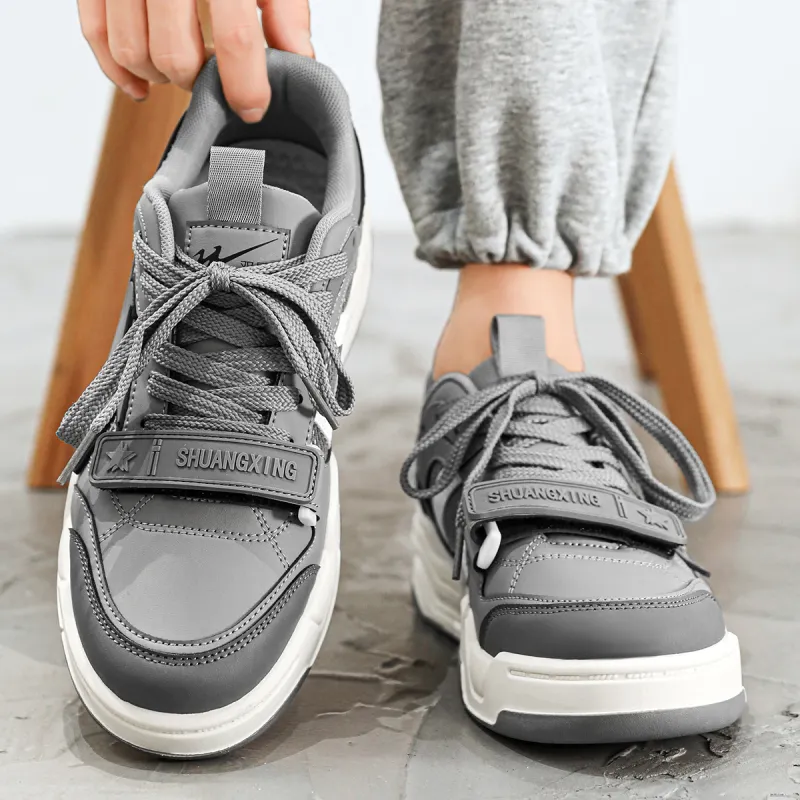 Binary Cushioned Wear Resistant Lightweight Breathable Slip Resistant Low Top Vintage Basketball Shoes Men's Cool Gray-7
