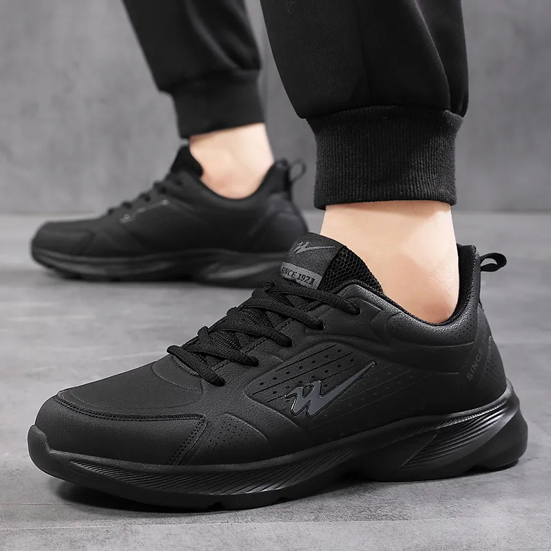Binary Low Top Running Shoes Men's Black-3