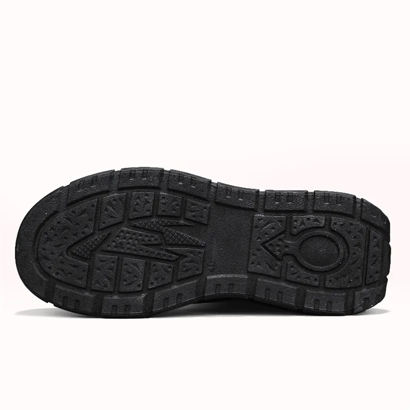 Binary Short Mid Calf Snow Boots Men's Black-3