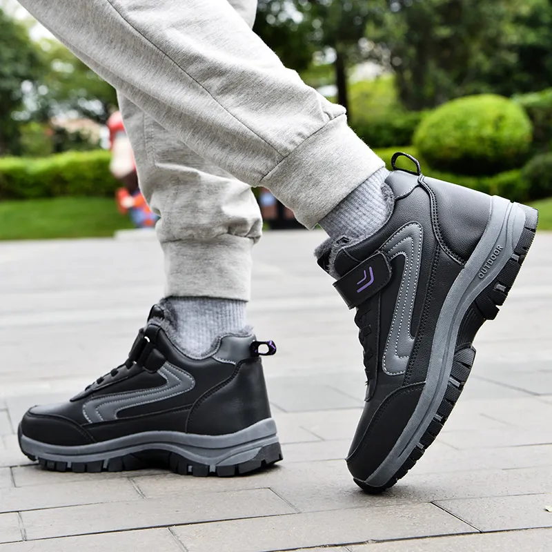 Binary High Top Casual Shoes Women's Black Purple-10