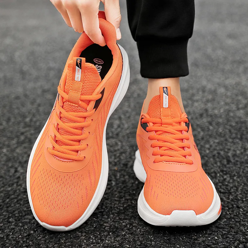 Binary Running Shoes Men Low Top Black-3