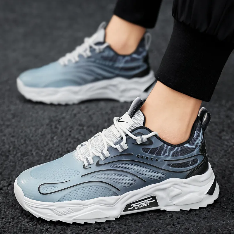 Binary Low Top Running Shoes Men's Black-7