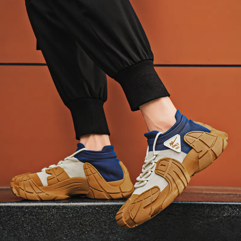 Binary Low Top Chunky Sneakers Men's-10