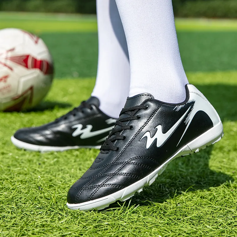 Binary Cushioning Anti Slip And Wear Resistant Coverage Lightweight Soccer Shoes Unisex-9