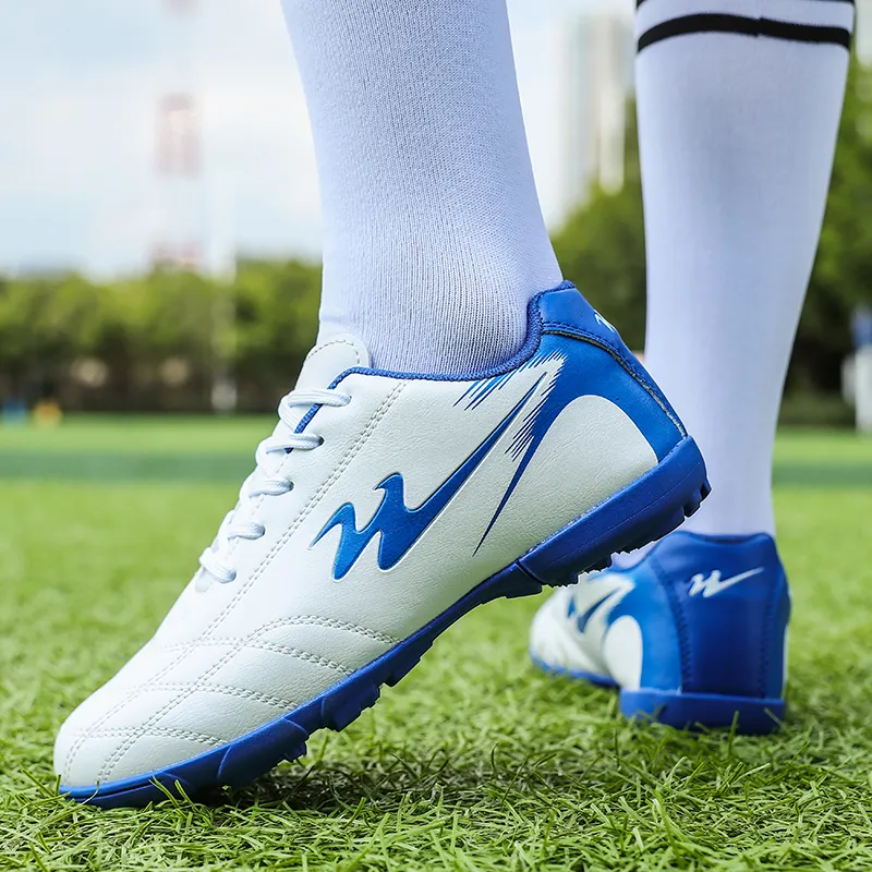 Binary Cushioned Anti Slip Wear Resistant Breathable Lightweight Soccer Shoes Unisex-14
