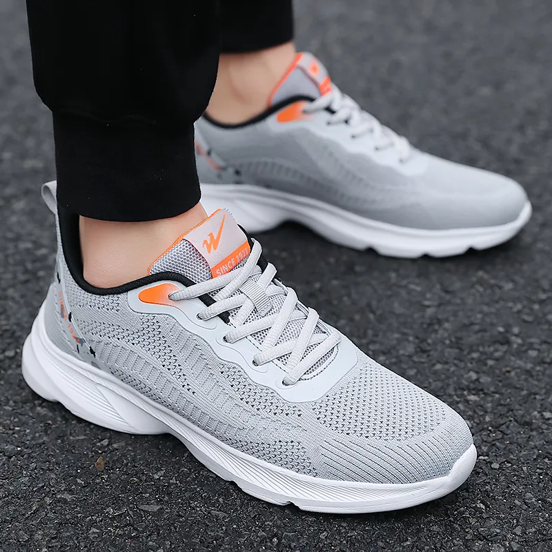 Binary Shock Absorbers Slip Resistant, Abrasion Resistant, Breathable Low Top Running Shoes Men's-5