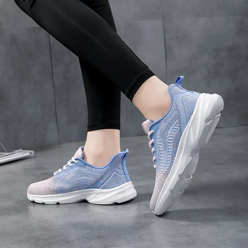 Binary Low Top Running Shoes Women's Lotus Root Powders-6