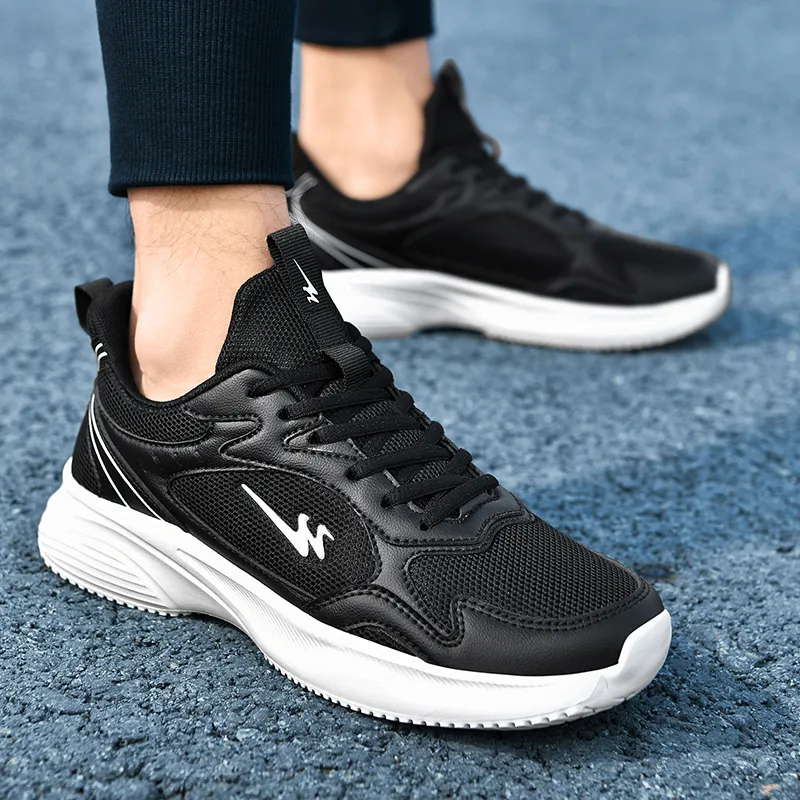 Binary Low Top Running Shoes Men's Black-9