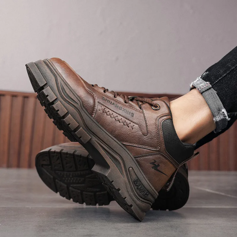 Binary Short Mid Calf Outdoor Boots Men's Brown-6