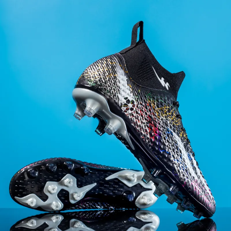 Binary Soccer Shoes Unisex Mid Top-4