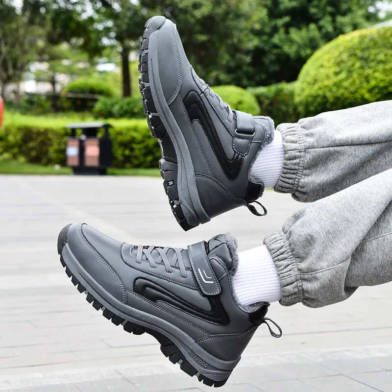 Binary High Top Casual Shoes Men's Dark Gray-6