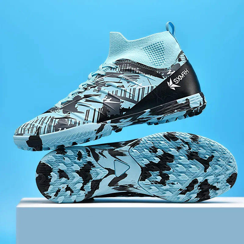 Binary TF Rubber Broken Studs Cushioning Coverage Abrasion Resistant Lightweight Slip Resistant Soccer Shoes Unisex-9