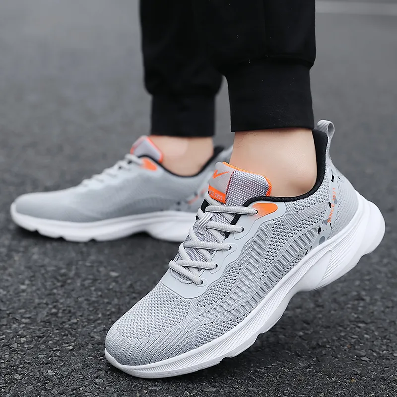 Binary Shock Absorbers Slip Resistant, Abrasion Resistant, Breathable Low Top Running Shoes Men's-3