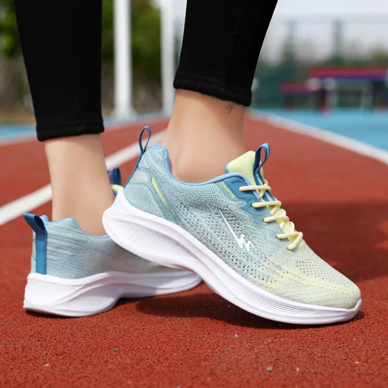 Binary Cushioning, Lightweight, Breathable, Slip Resistant Low Top Running Shoes Women's-5