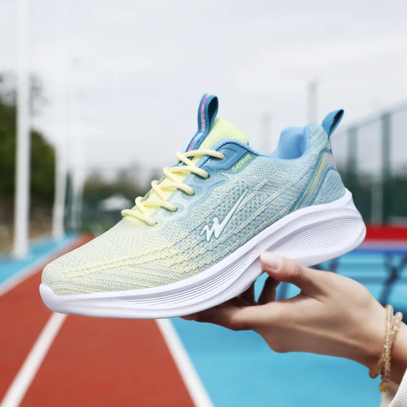 Binary Cushioning, Lightweight, Breathable, Slip Resistant Low Top Running Shoes Women's-4