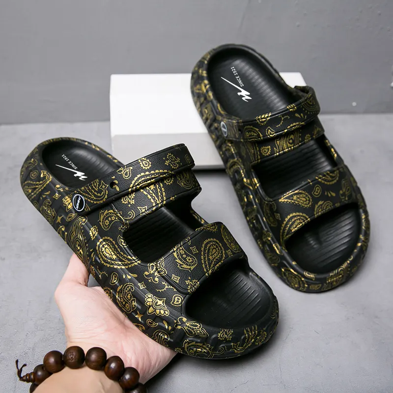 Binary Slip Resistant Quick Dry Cushioning Slide Slippers Unisex-4