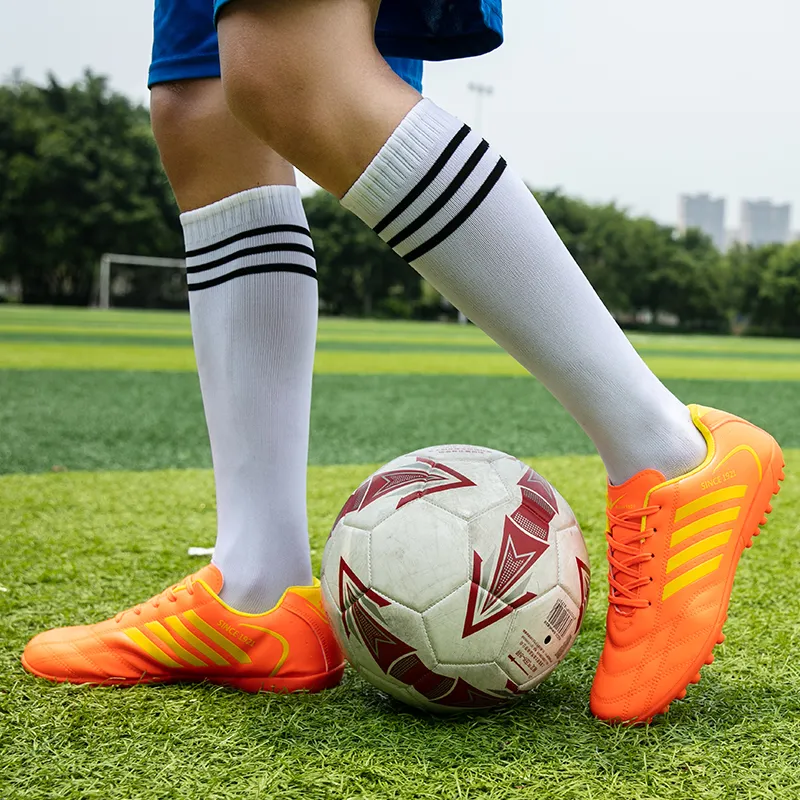 Binary Soccer Shoes Unisex Orange-15