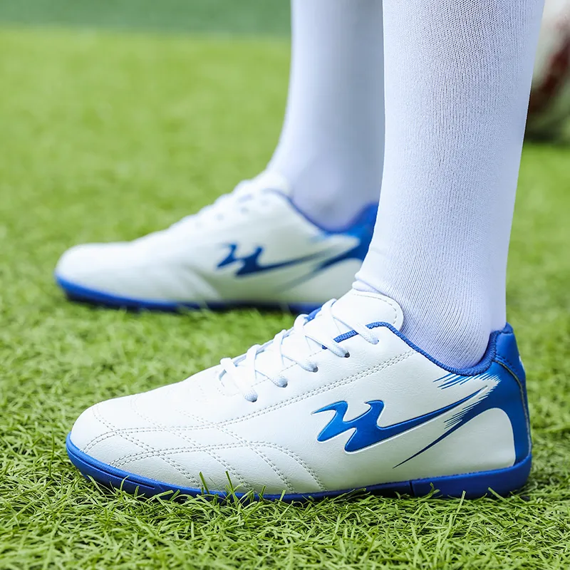 Binary Cushioned Anti Slip Wear Resistant Breathable Lightweight Soccer Shoes Unisex-8