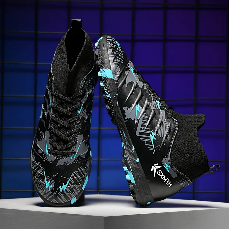 Binary TF Rubber Broken Studs Cushioning Coverage Abrasion Resistant Lightweight Slip Resistant Soccer Shoes Unisex-3