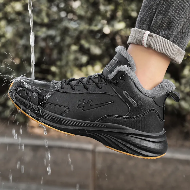Binary Mid Top Basketball Shoes Men's Black-6