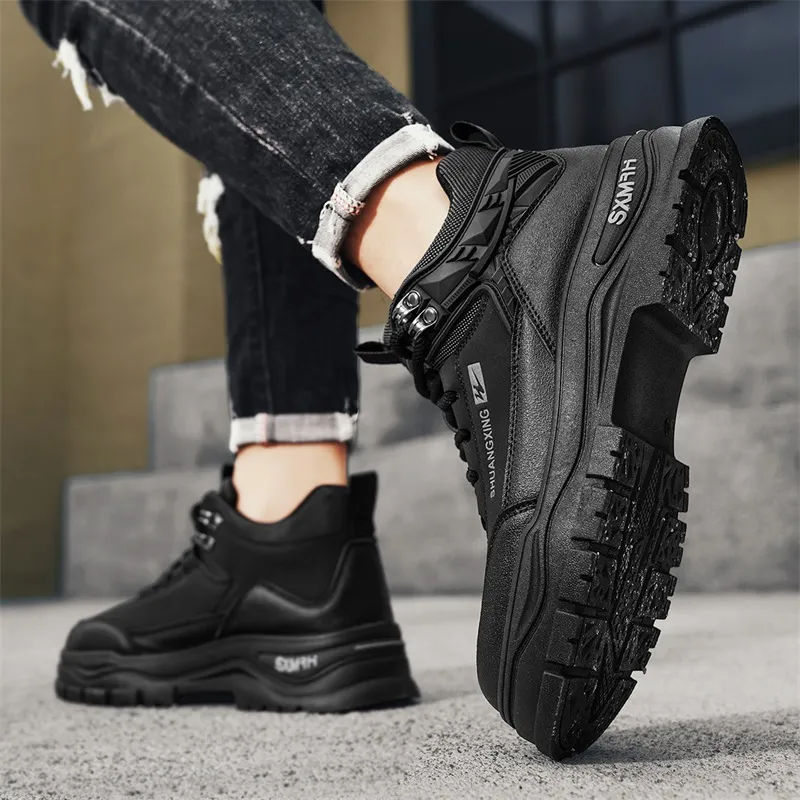 Binary Short Martin Boot Men's Black-5
