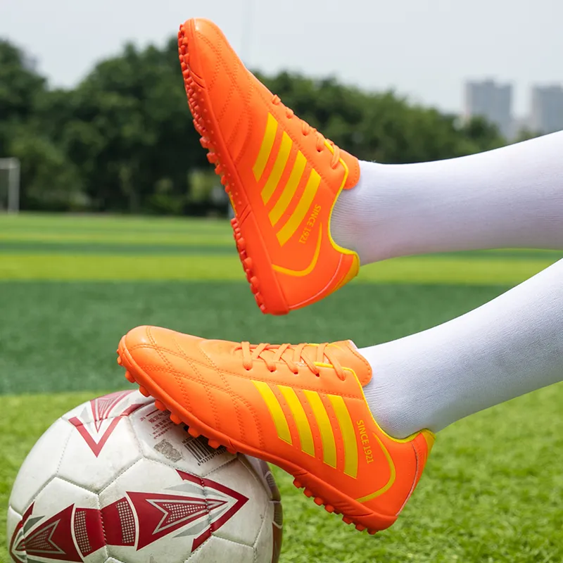 Binary Soccer Shoes Unisex Orange-8