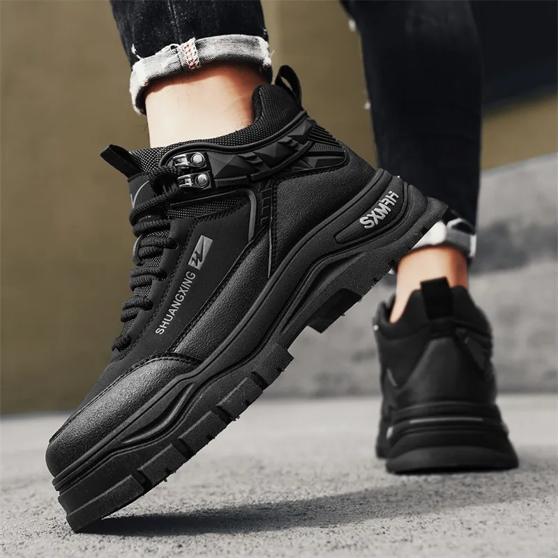 Binary Short Martin Boot Men's Black-4