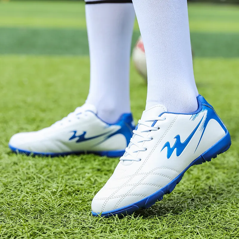 Binary Cushioned Anti Slip Wear Resistant Breathable Lightweight Soccer Shoes Unisex-9
