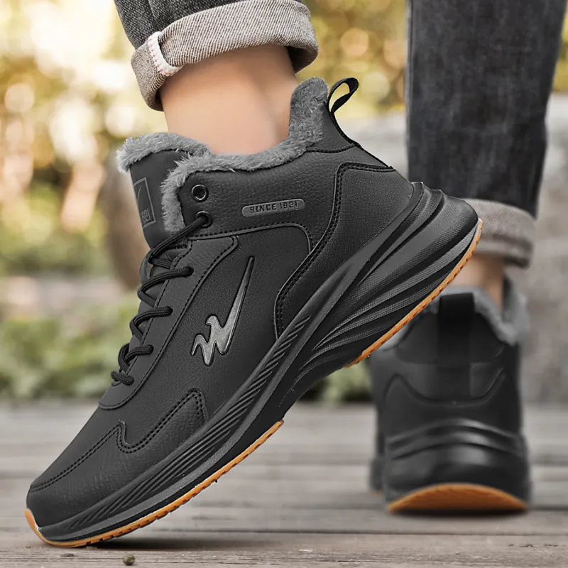 Binary Mid Top Basketball Shoes Men's Black-7