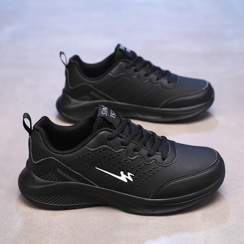 Binary Running Shoes Women's Low Top Black-4