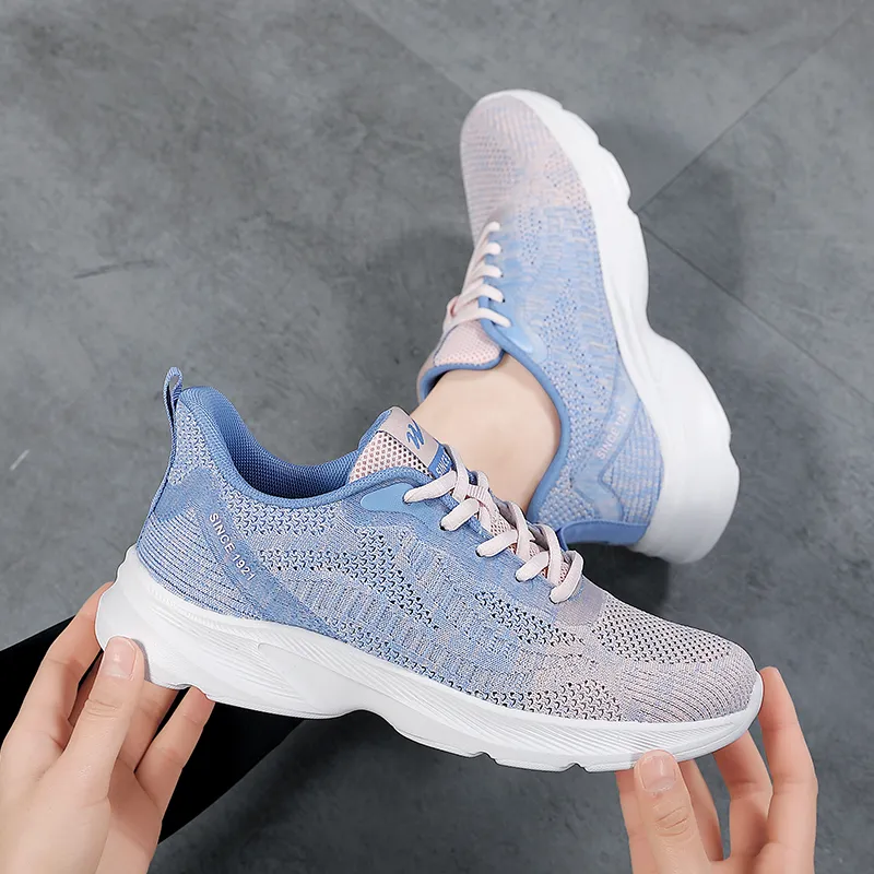 Binary Low Top Running Shoes Women's Lotus Root Powders-2
