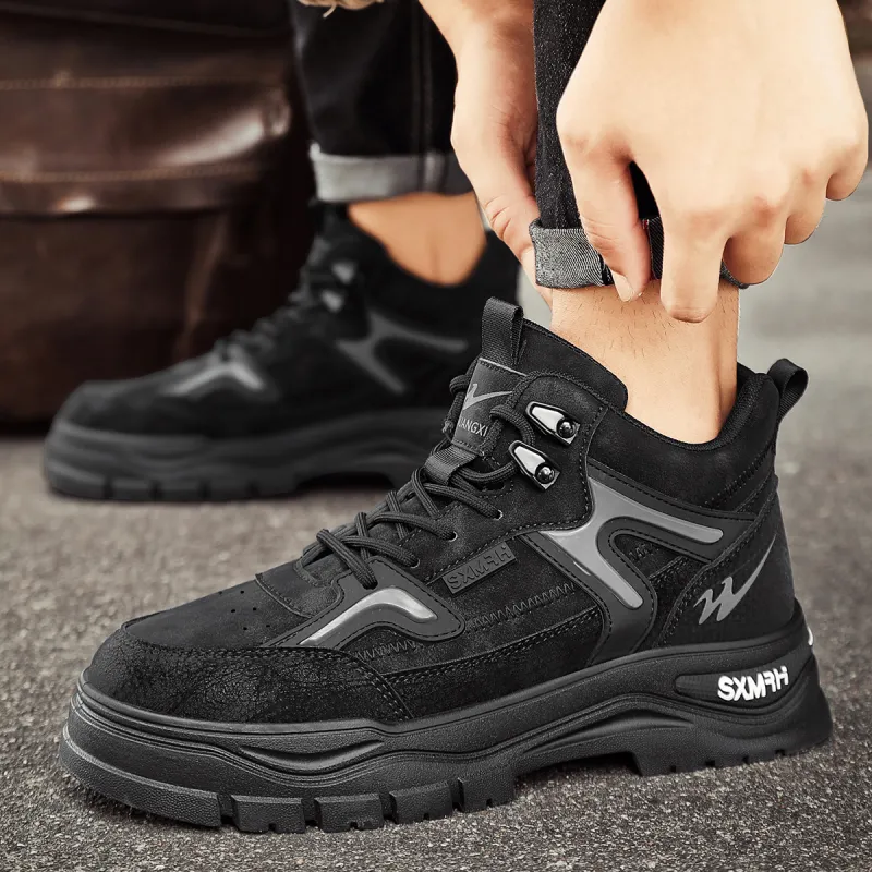 Binary Short Martin Boot Men's Black-7