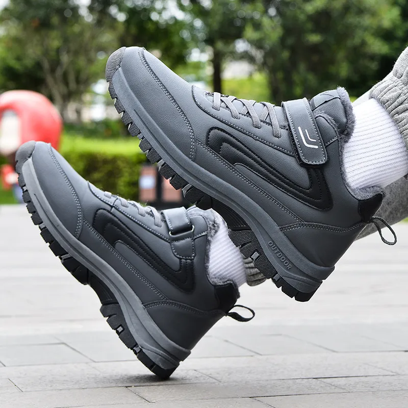 Binary High Top Casual Shoes Men's Dark Gray-7