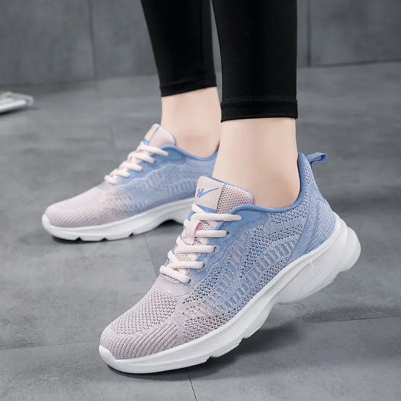 Binary Low Top Running Shoes Women's Lotus Root Powders-4