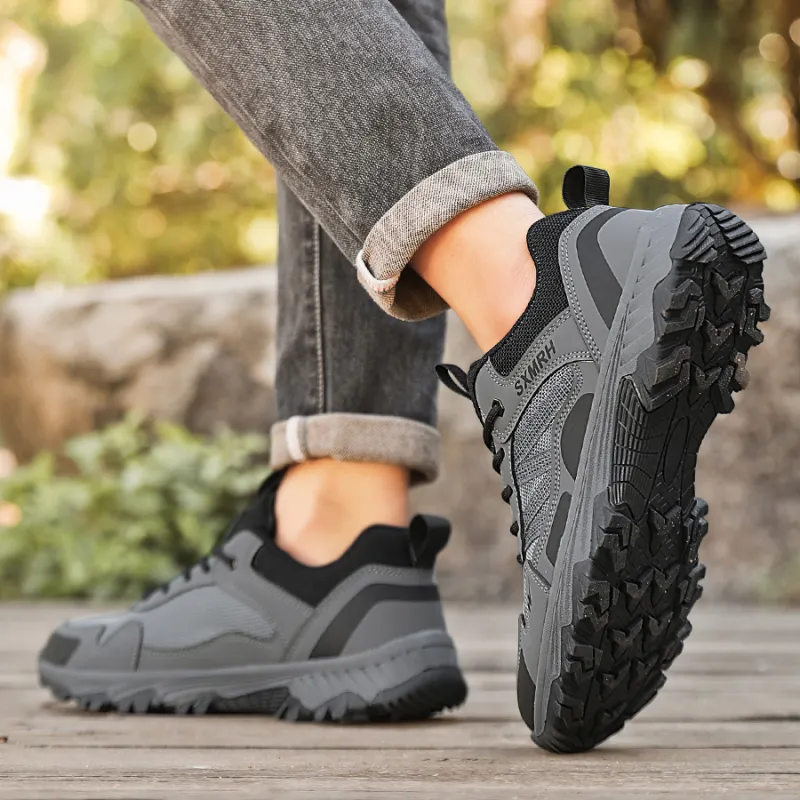 Binary Low Top Hiking Shoes Men's Dark Gray-6