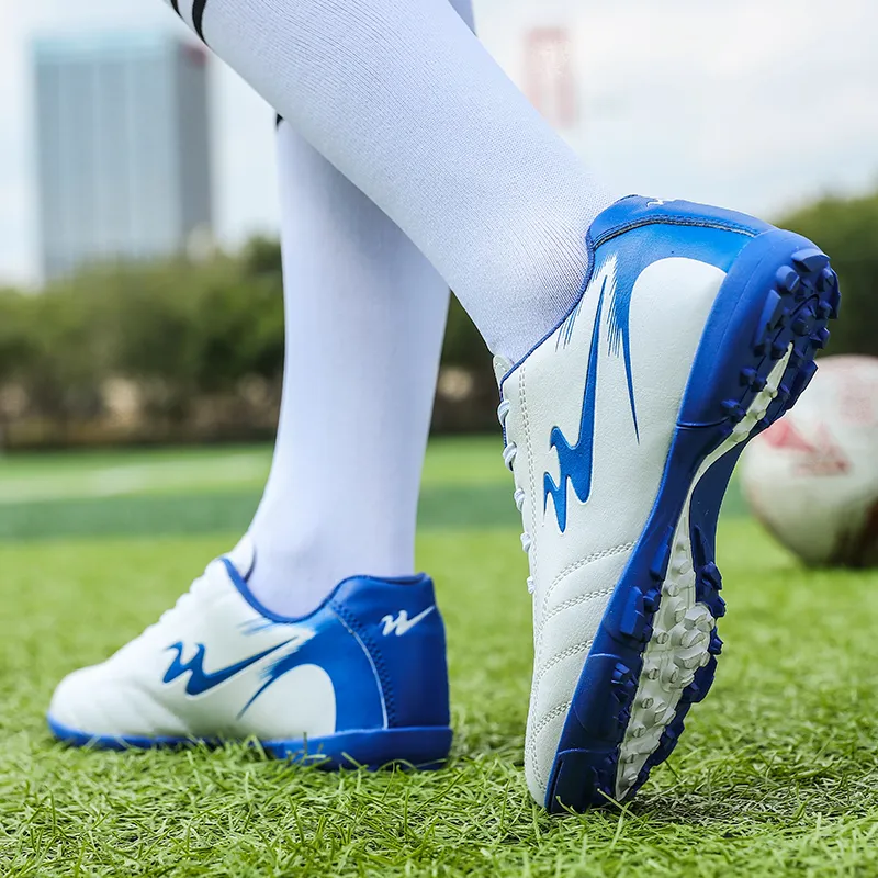 Binary Cushioned Anti Slip Wear Resistant Breathable Lightweight Soccer Shoes Unisex-15