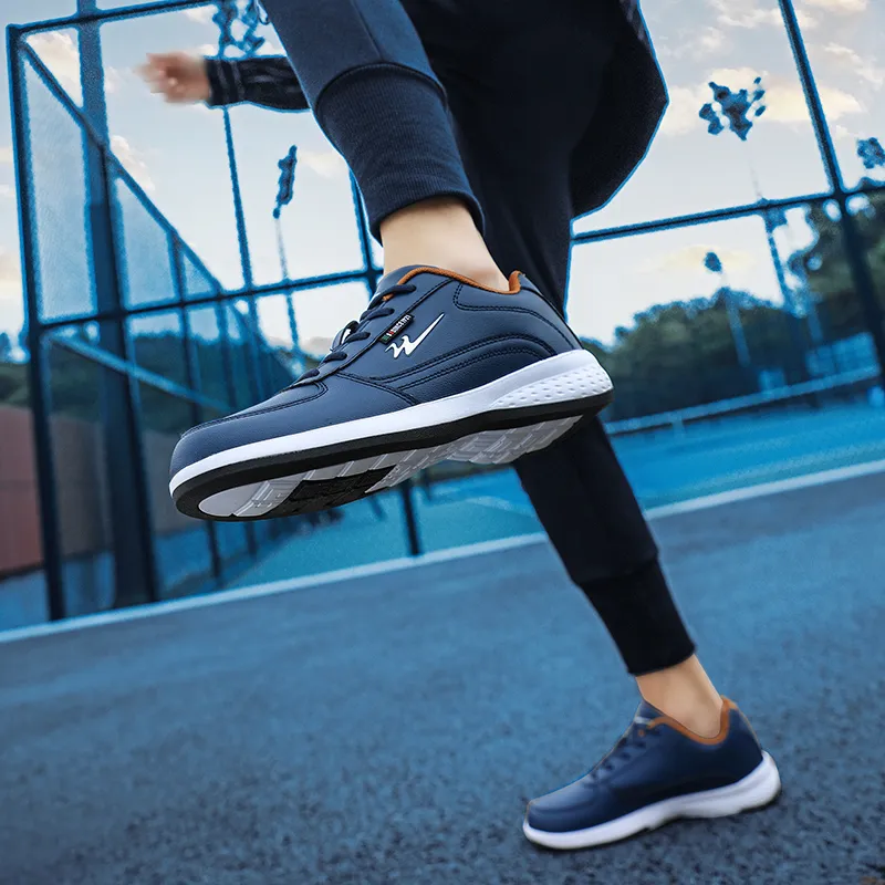 Binary Skateboard Shoes Men's Dark Blue-4