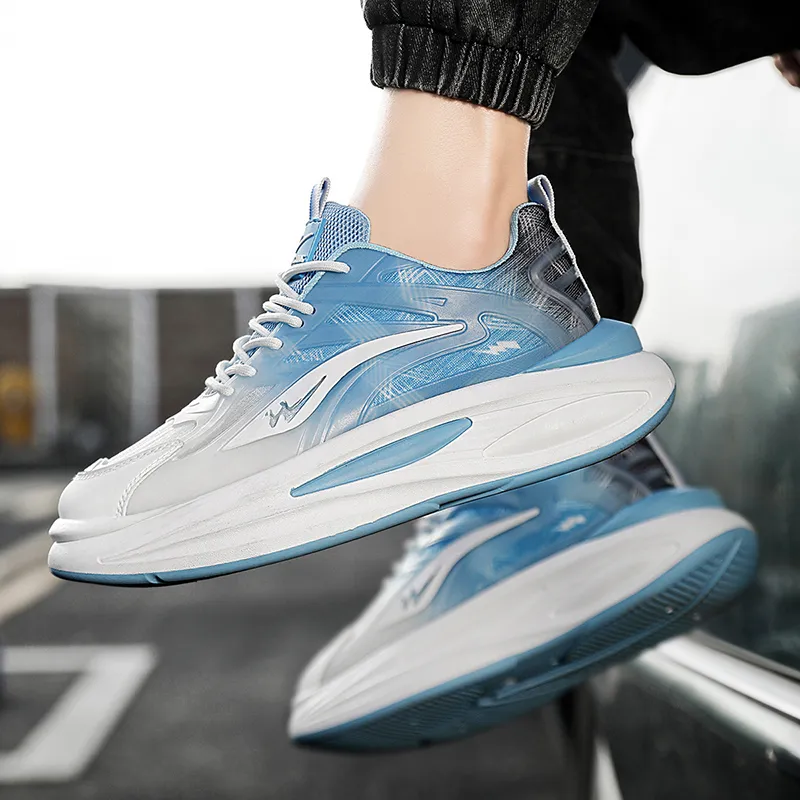 Binary Breathable Height Increasing Low Top Casual Shoes Men's-10