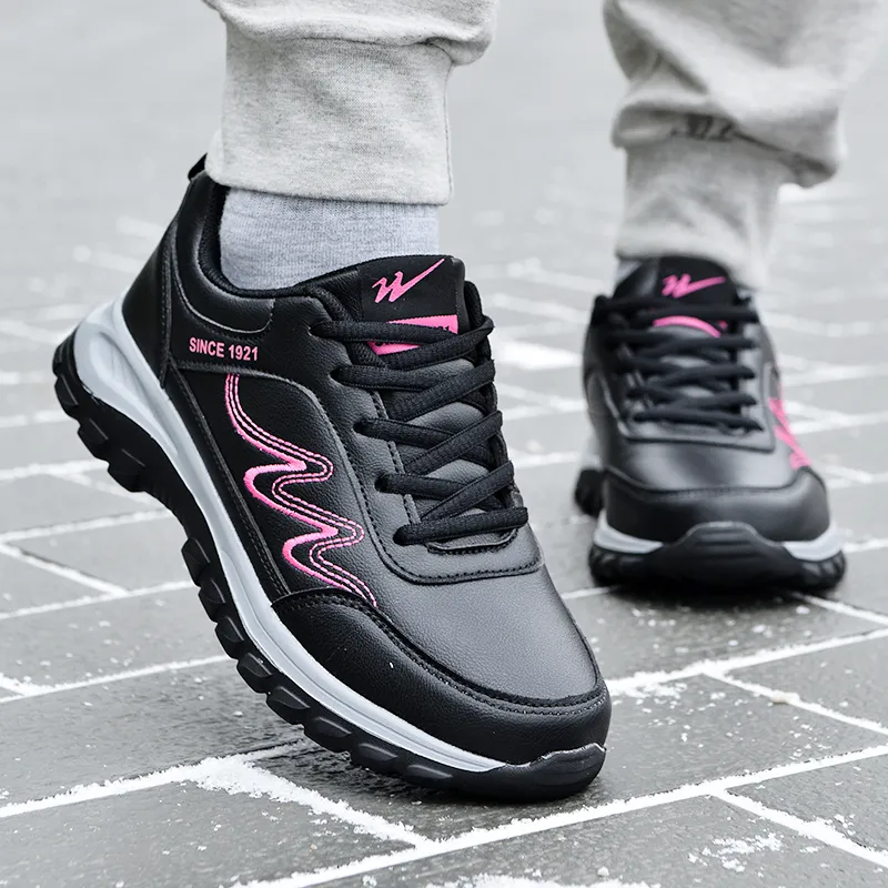 Binary Cushioning, Slip Resistant, Abrasion Resistant, Waterproof Low Top Casual Shoes Women's-13