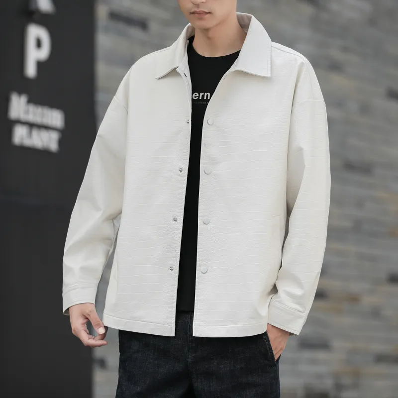 Luosamen Leather Jackets Unisex-9