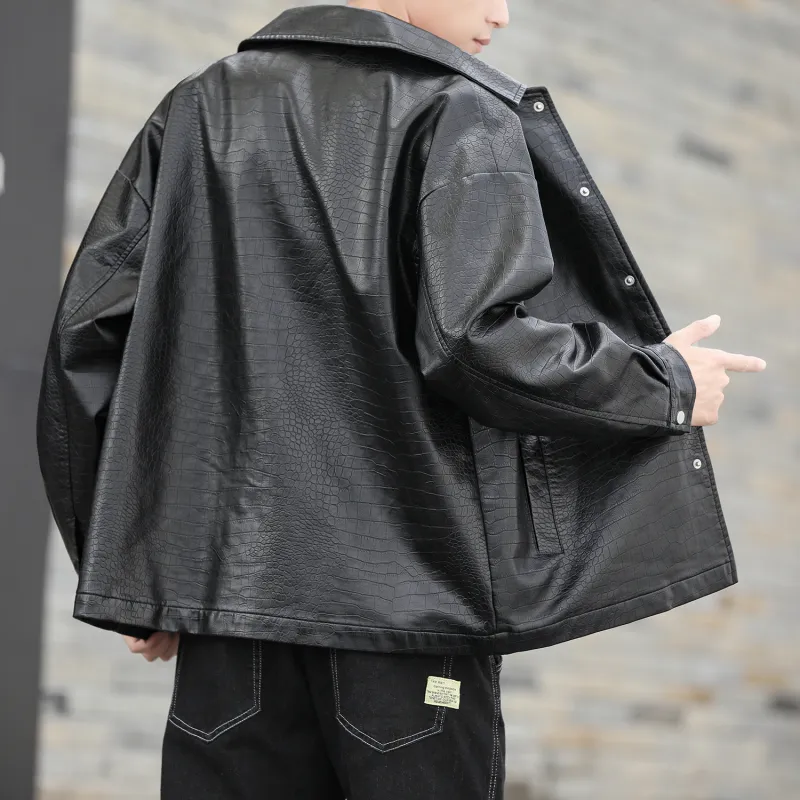 Luosamen Leather Jackets Unisex-6